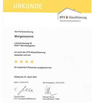 DTV Klasssifizierung Morgensonne DTV Klasssifizierung Morgensonne